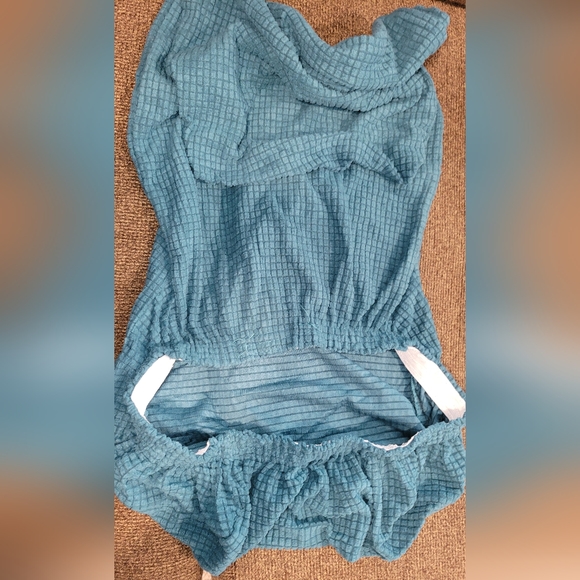 NEW Easy-Going 100% Waterproof Dining Room Chair Cover Set of 4, peacock blue - Picture 4 of 9